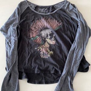 Volcom long sleeve cotton graphic shirt